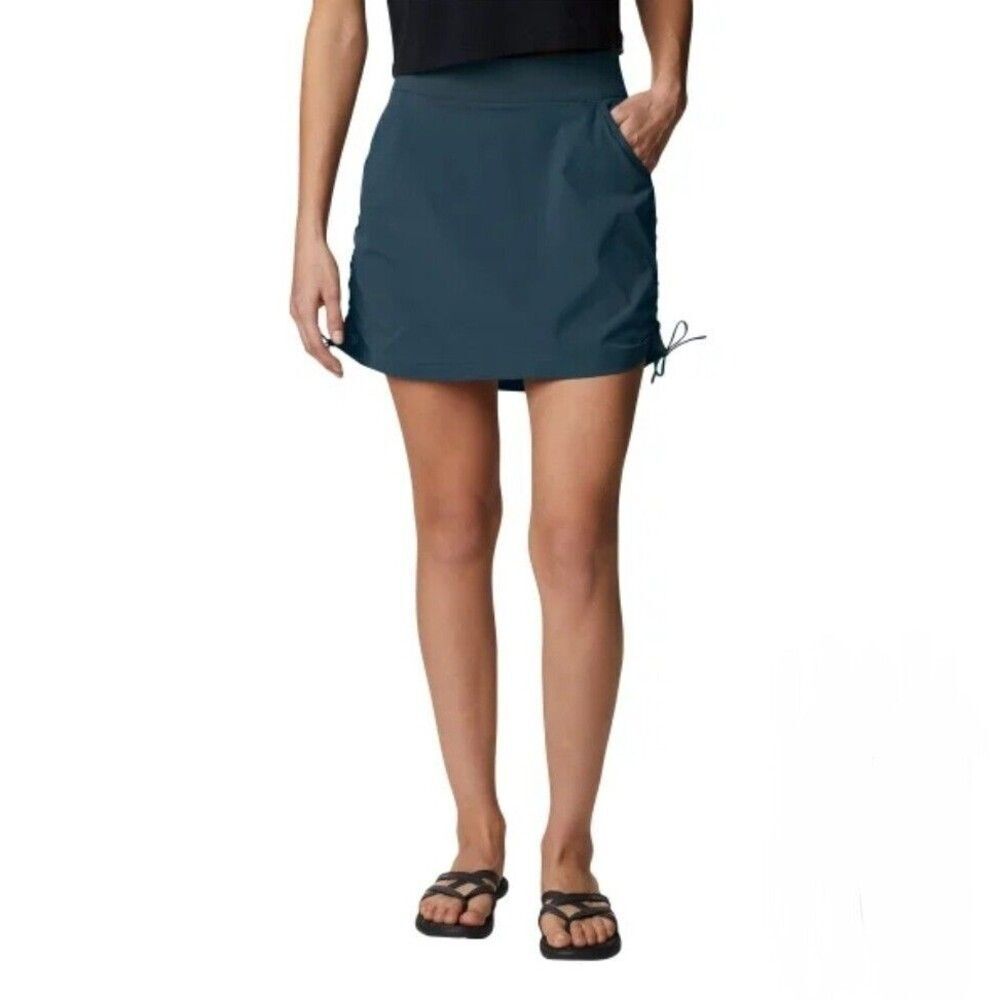 COLUMBIA Marino Bay Omni Shade Comfort Stretch UPF Tennis Skort Skirt Green NWT
